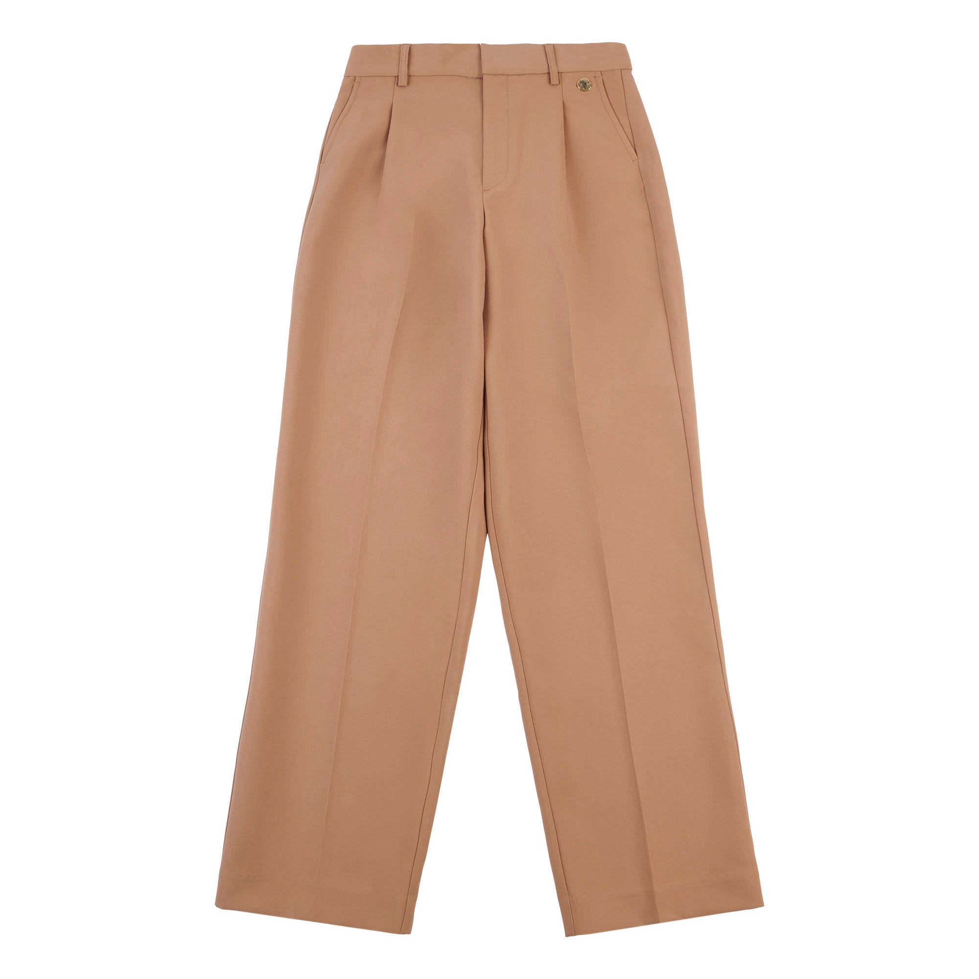 Womens Smart Straight Leg Trouser in Burro