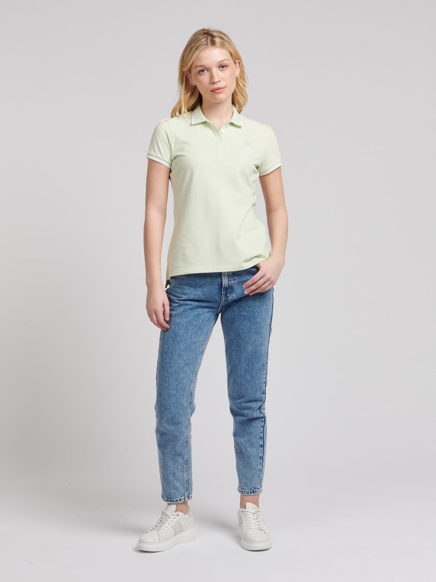 Womens Regular Fit Pique Polo Shirt in Ambrosia