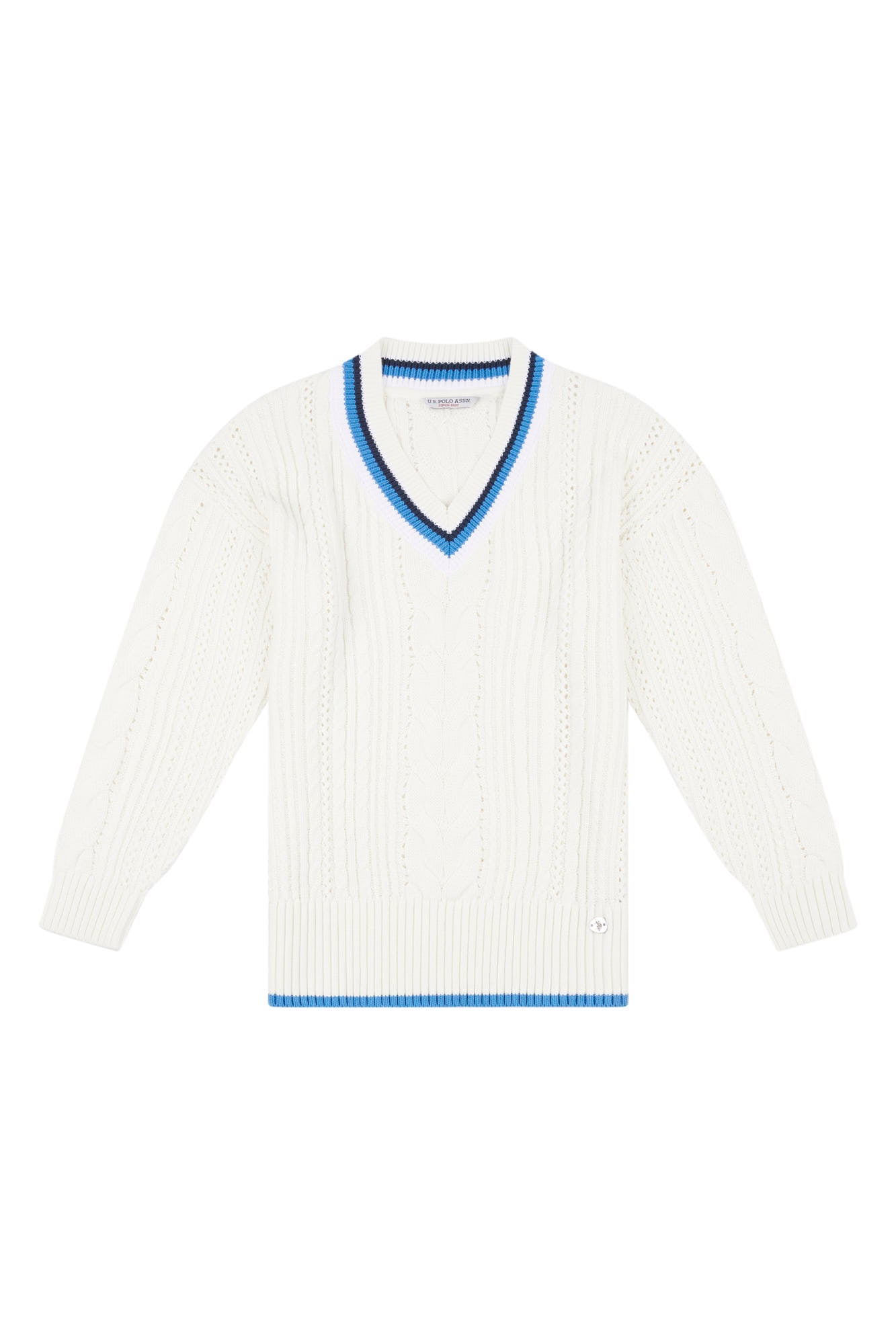 Womens Cricket Jumper in Marshmallow