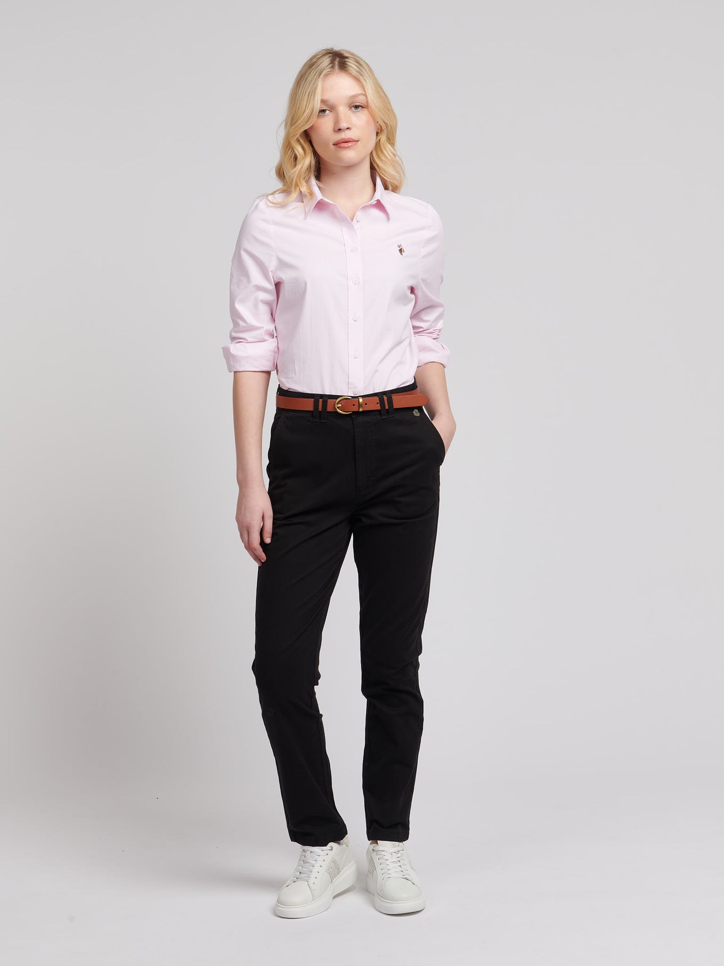 Womens Classic Chinos in Black