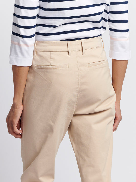 Womens Chino Trousers in Smoke Gray