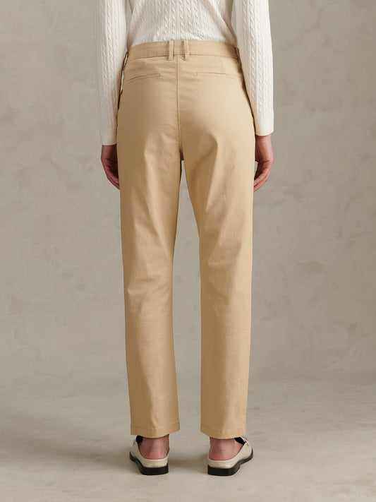Womens Chino Trousers Iris Cream