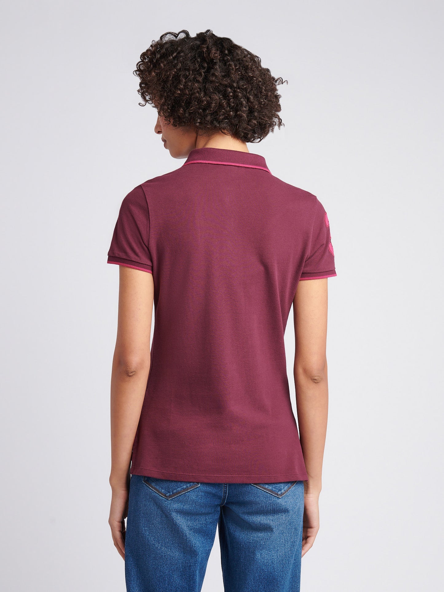 Womens Sash Player 3 Polo Shirt in Fig