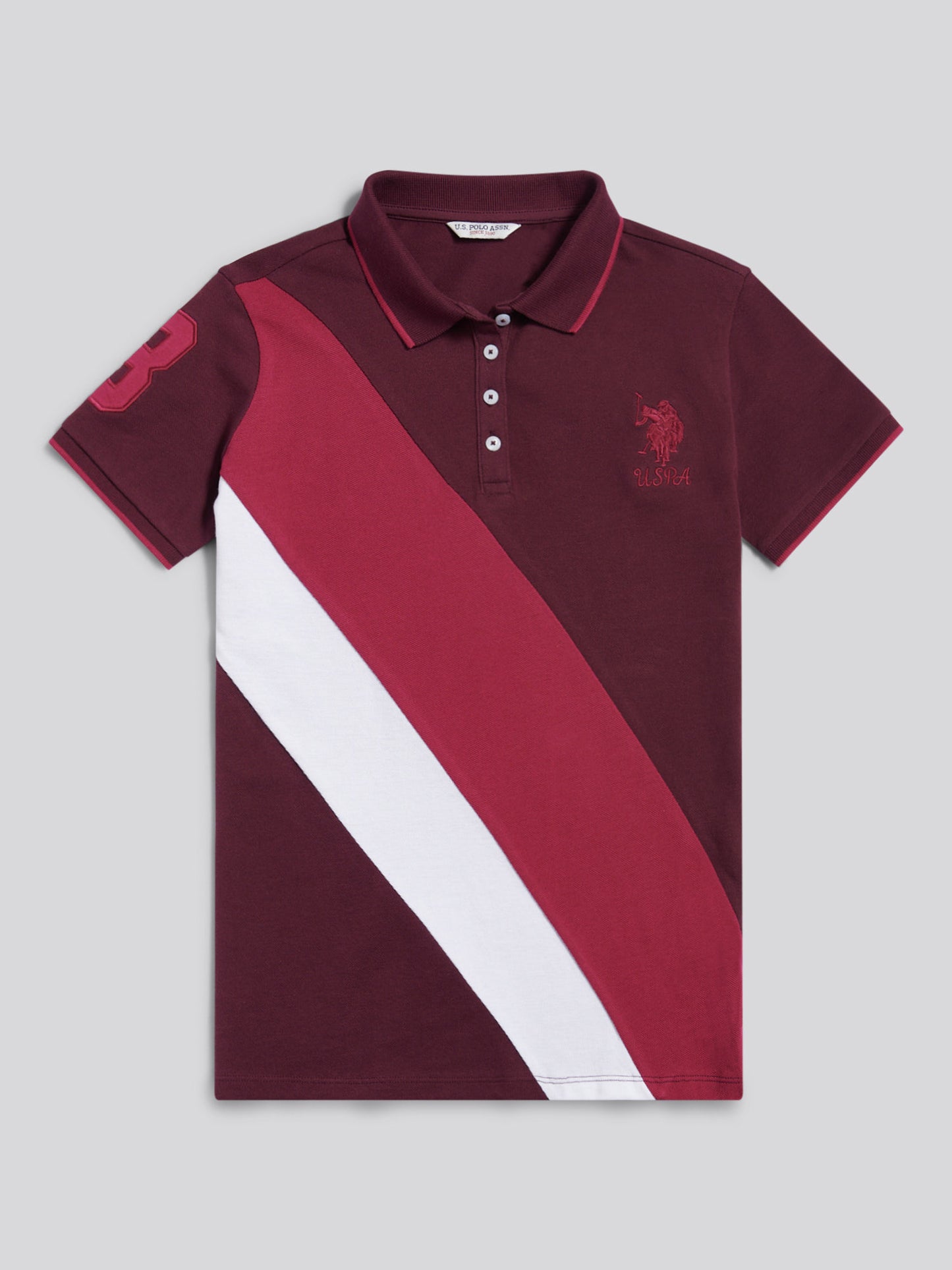 Womens Sash Player 3 Polo Shirt in Fig