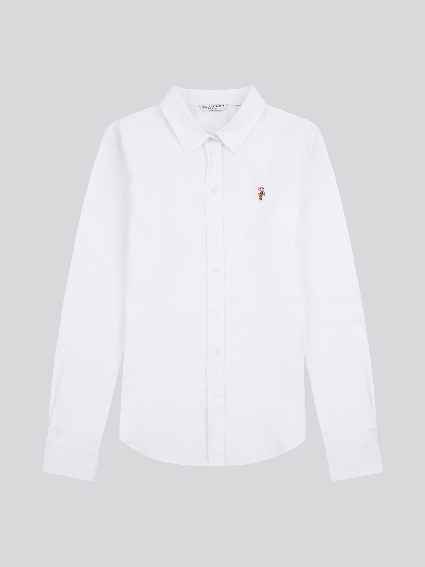 Womens Classic Fit Poplin Shirt in Bright White