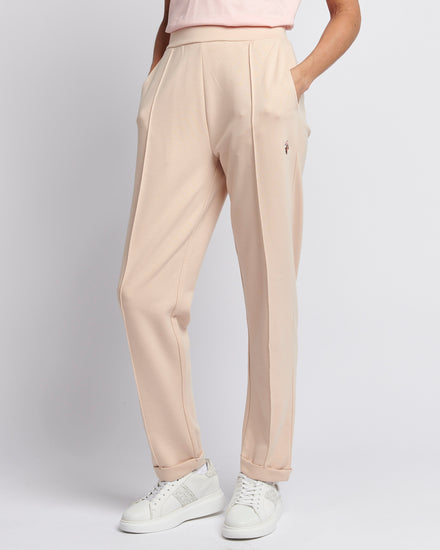 Womens Smart Stripe Jogger in Smoke Gray