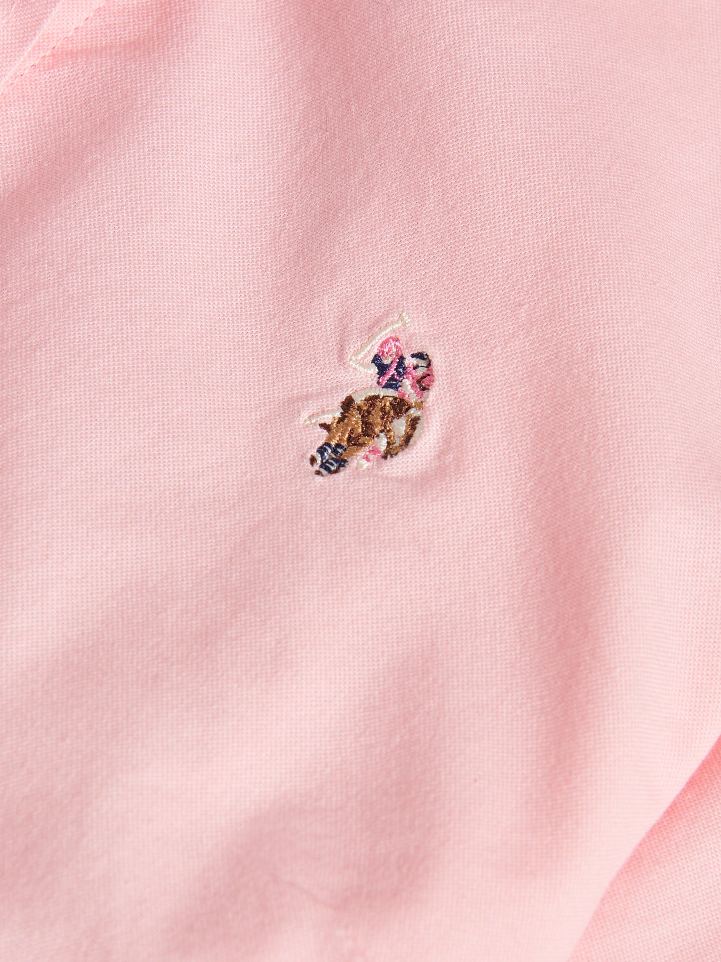 Womens Stretch Classic Fit Oxford Shirt in Crystal Rose