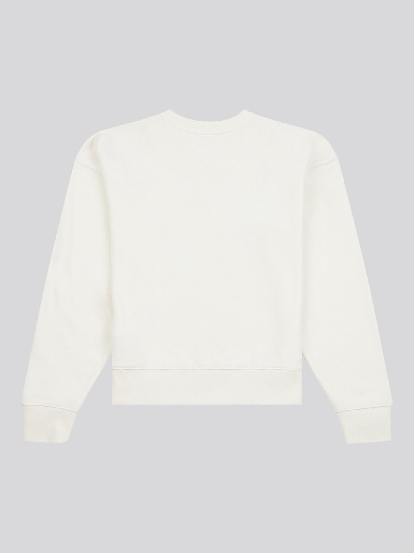 Womens Double Horsemen Crew Sweatshirt in Marshmallow