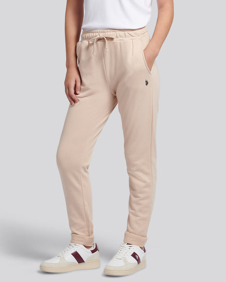 Womens Double Horsemen Roll Cuff Jogger in Smoke Gray