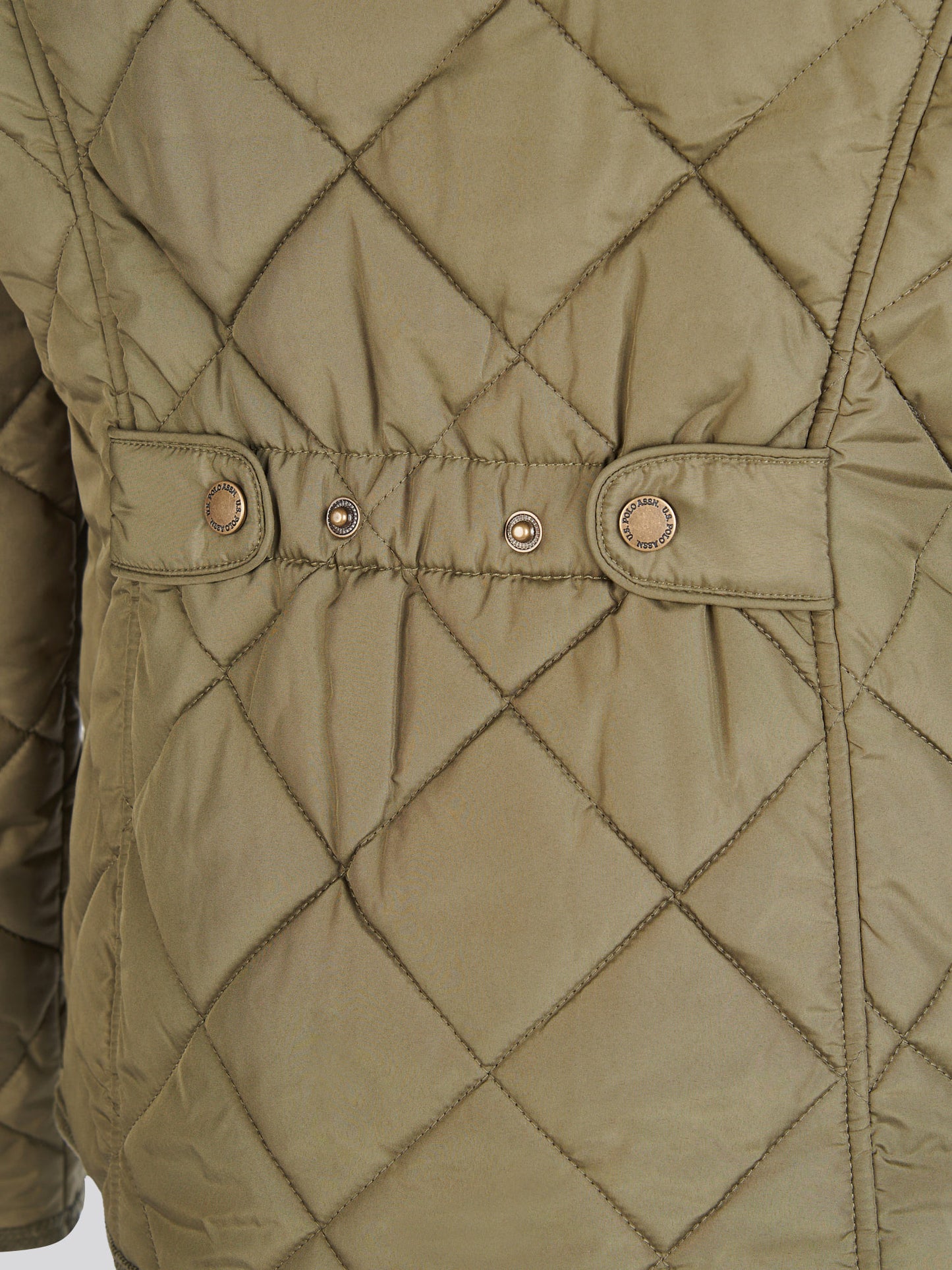 Womens Quilted Country Jacket in Kalamata Green