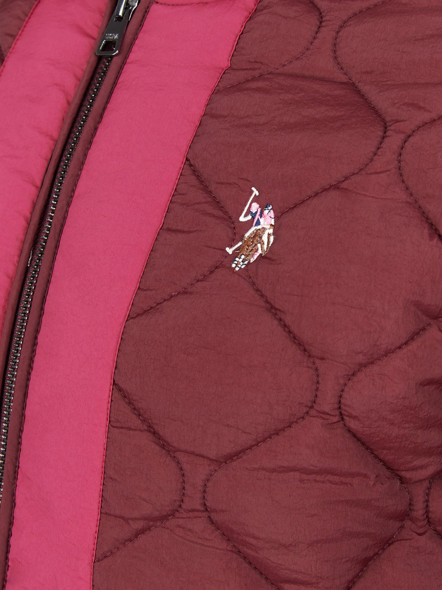 Womens Contrast Bomber Jacket in Fig