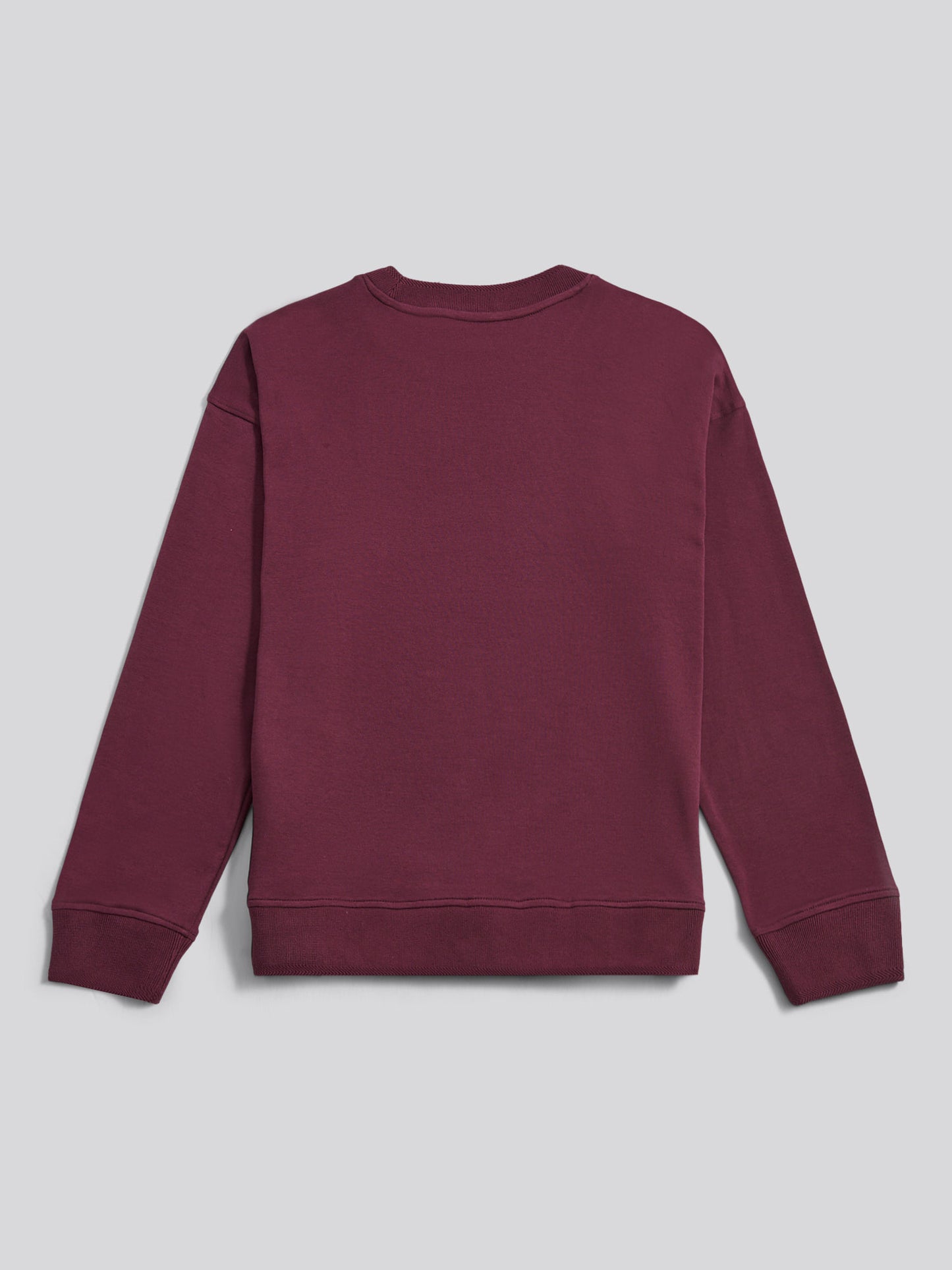 Womens Double Horsemen Mallet Graphic Crew Sweat in Fig