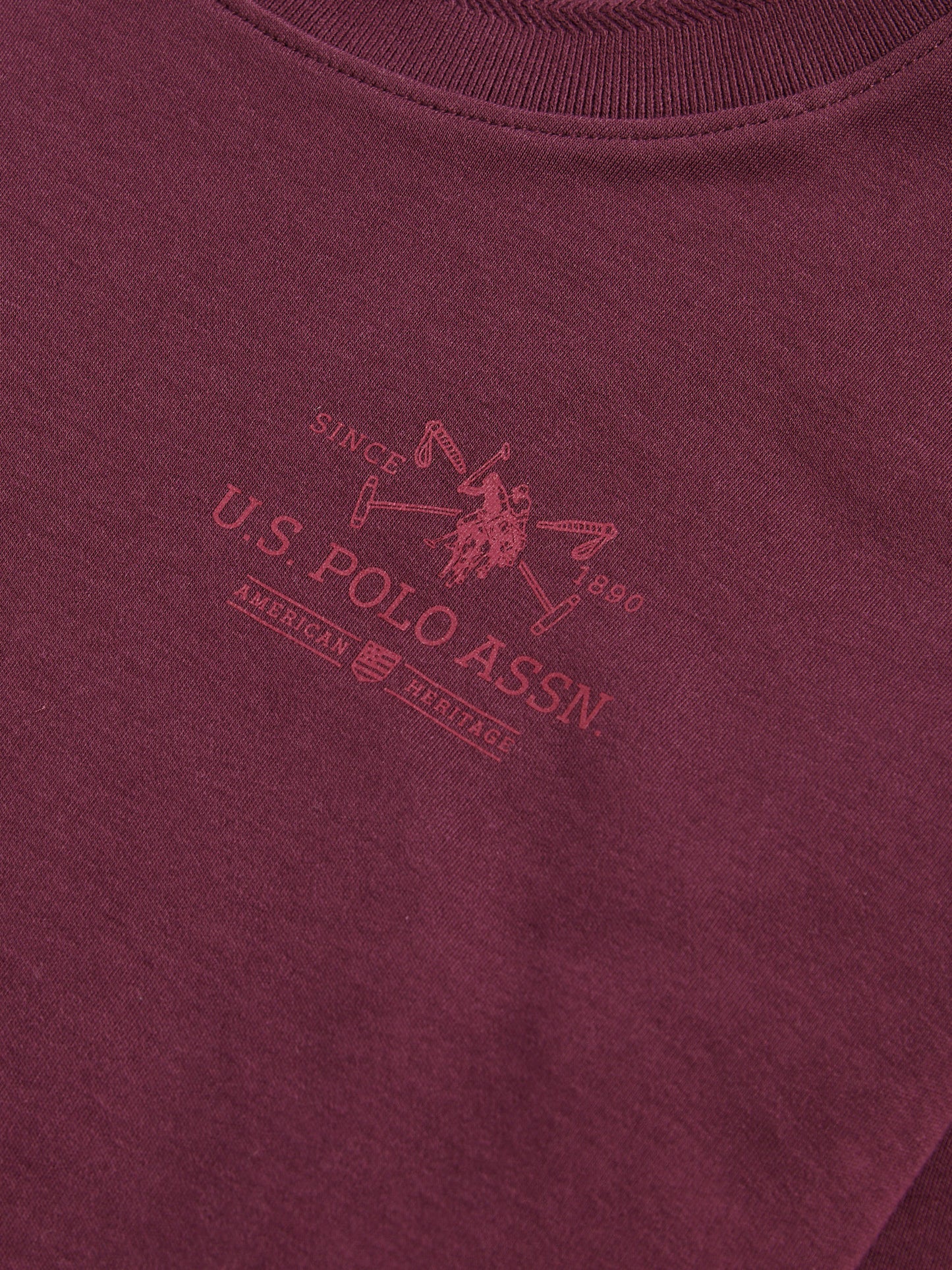 Womens Double Horsemen Mallet Graphic Crew Sweat in Fig