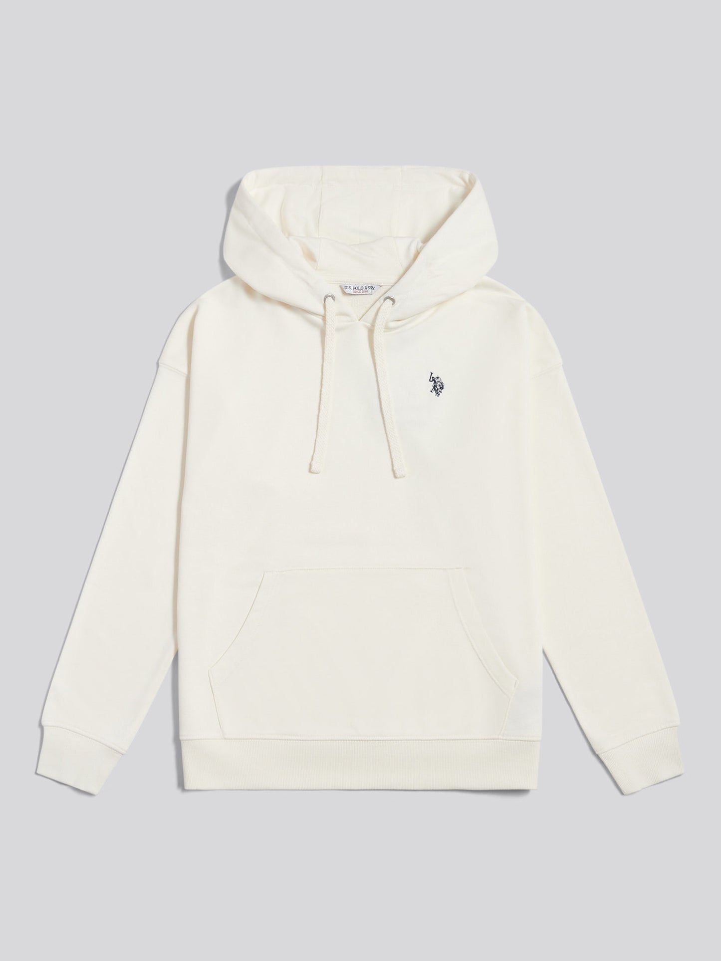 Womens Double Horsemen Hoodie in Marshmallow