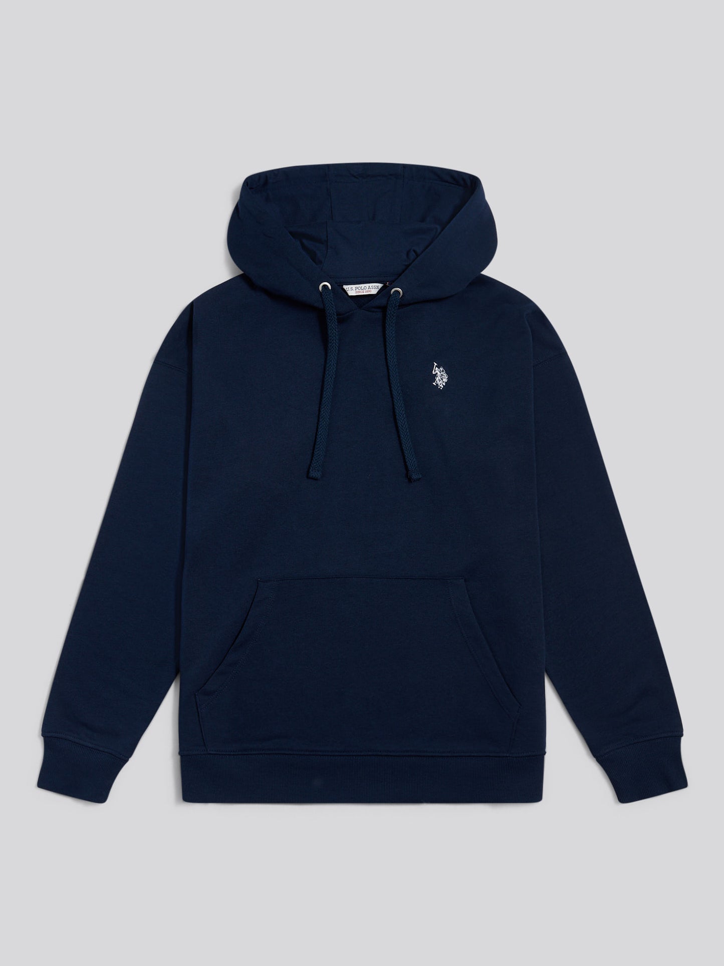 Womens Double Horsemen Hoodie in Navy Iris