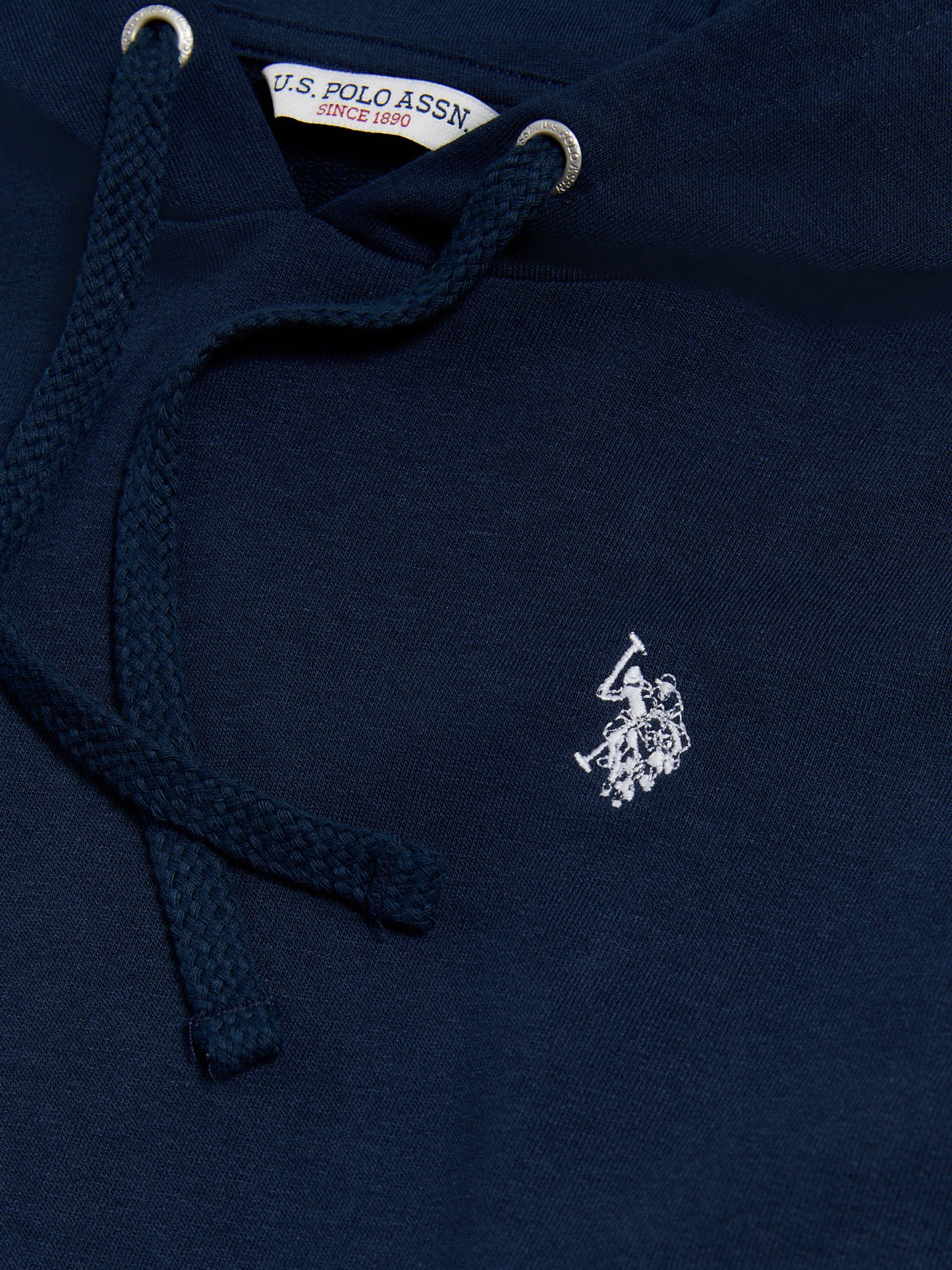 Womens Double Horsemen Hoodie in Navy Iris