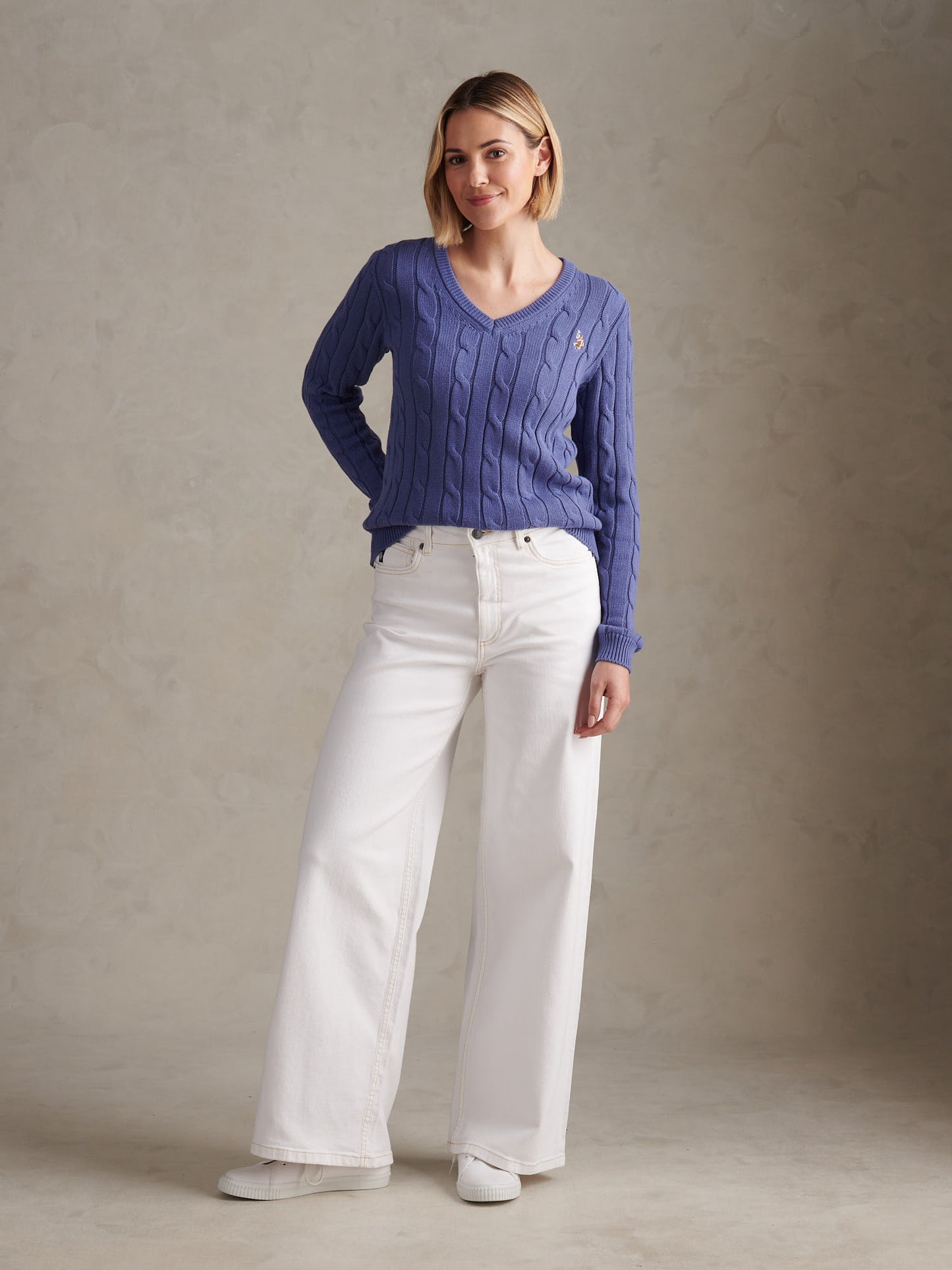 Womens Wide Fit Jean Bright White