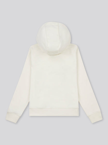Womens Double Horsemen Loopback Hoodie in Marshmallow