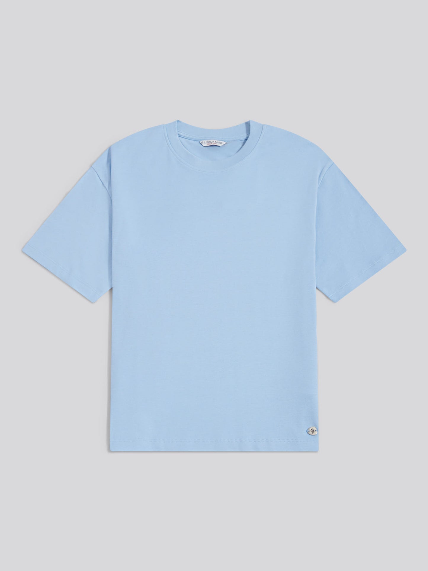 Womens Heavyweight Loose Crew Neck T-Shirt Open Air