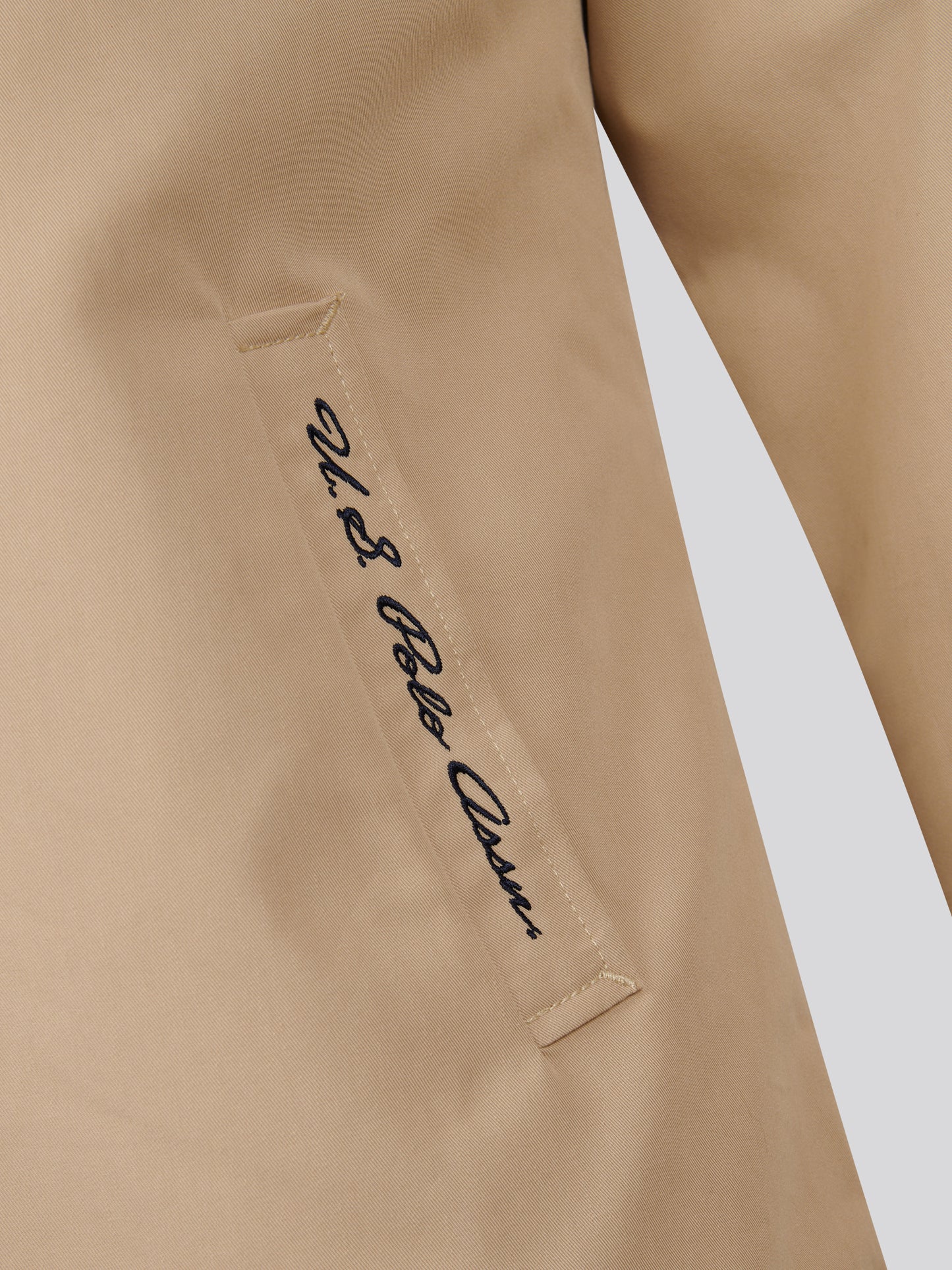 Womens Water Resistant Short Trench Coat Iris Cream