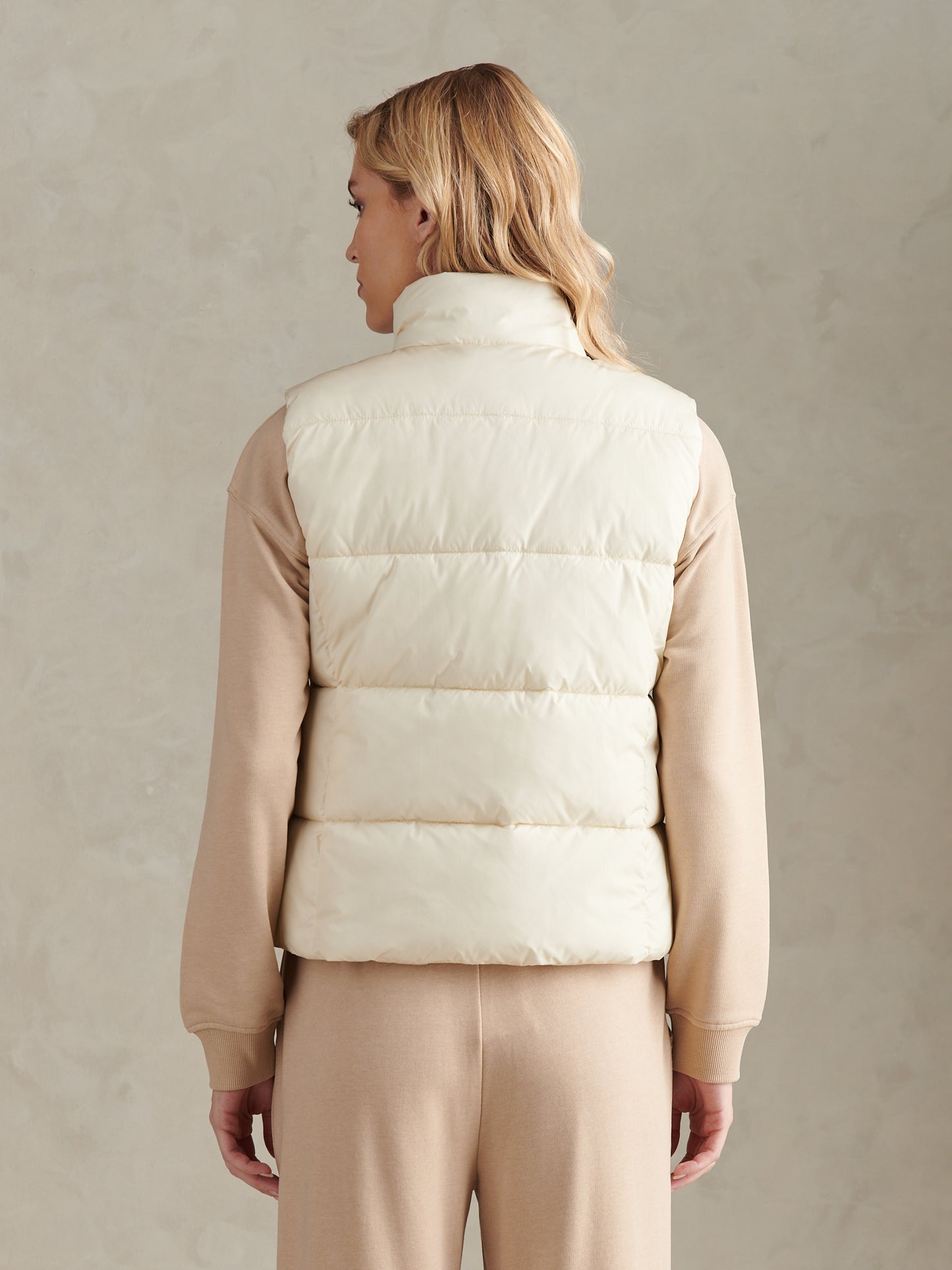 Womens Lightweight Puffer Gilet Marshmallow