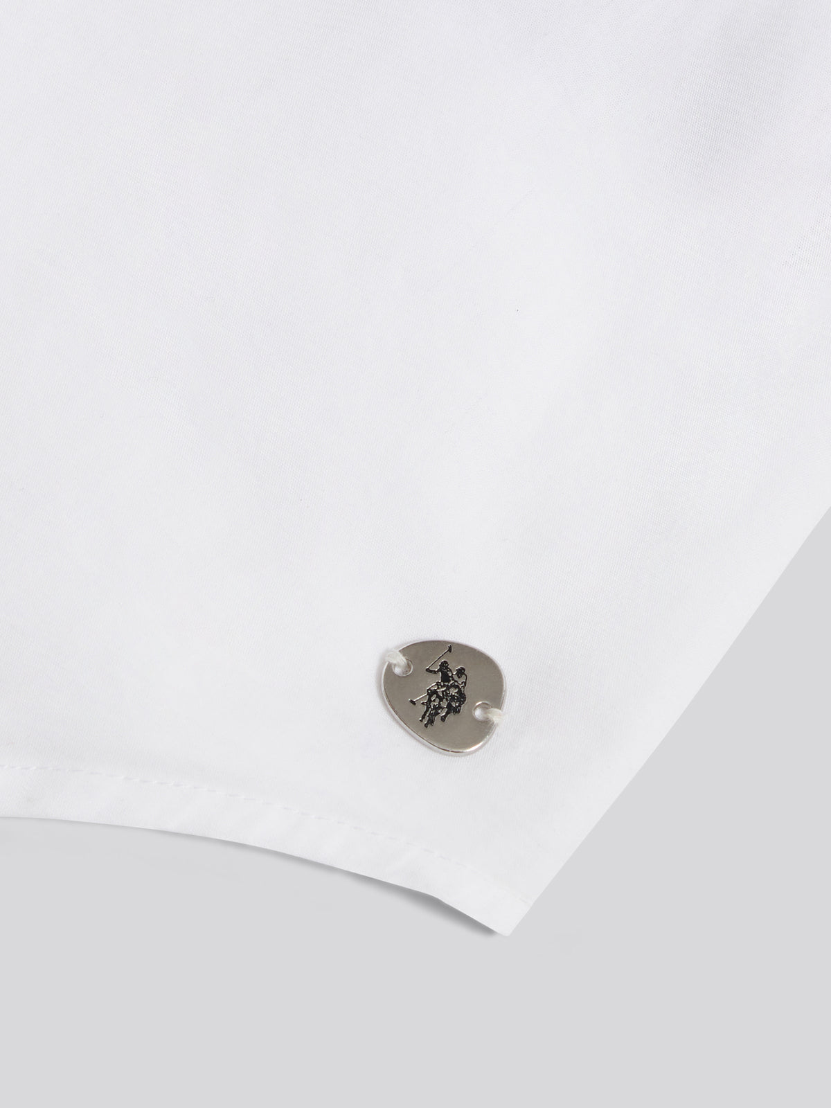 Womens Broderie Detail Loose Fit Shirt Bright White