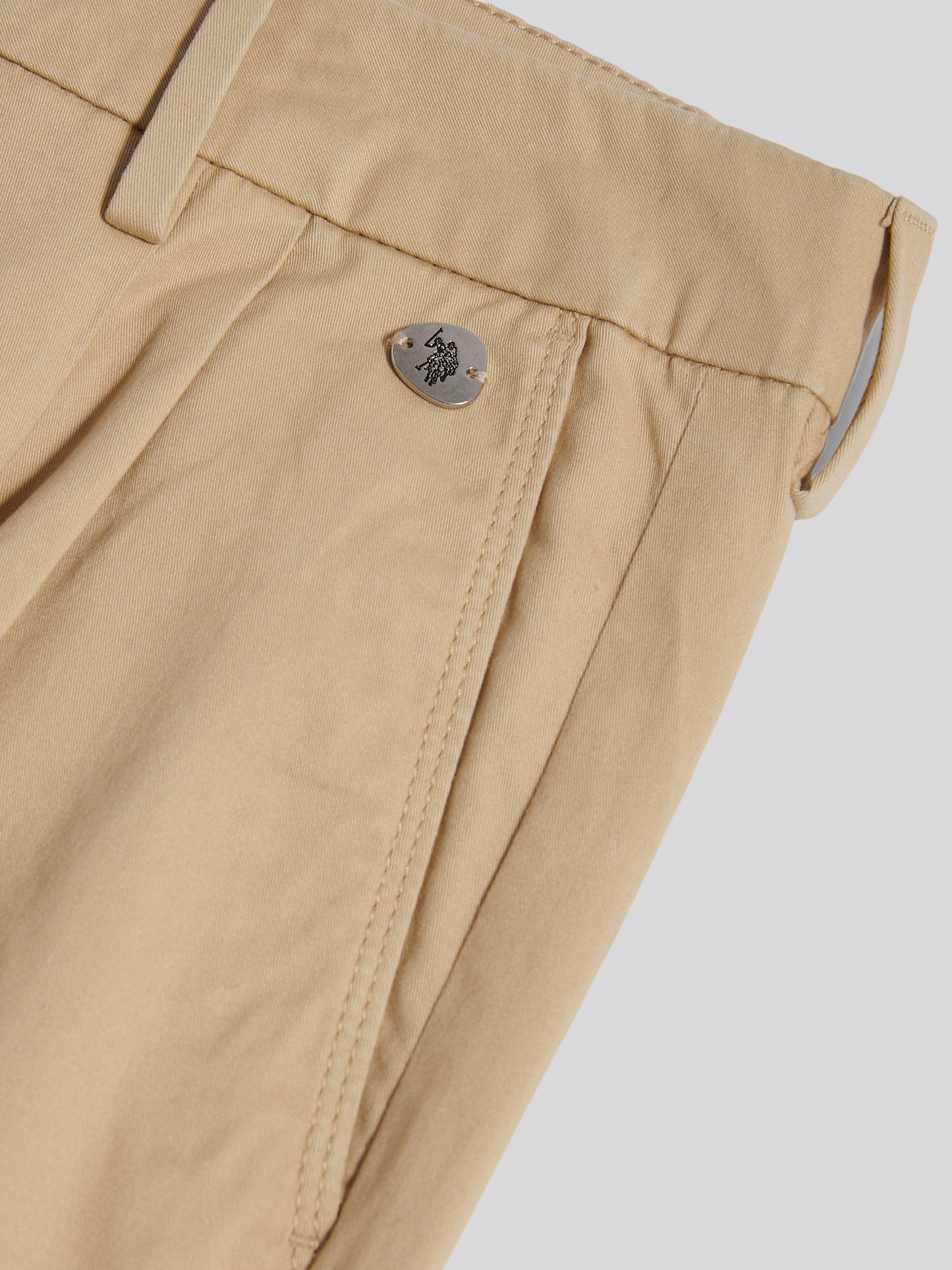 Womens Full Length Wide Leg Trousers Iris Cream