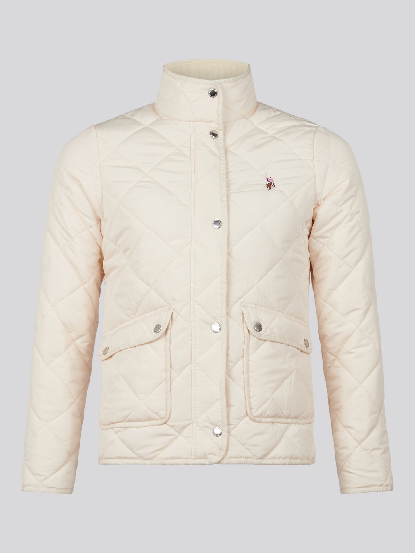 Womens Diamond Quilted Jacket Marshmallow