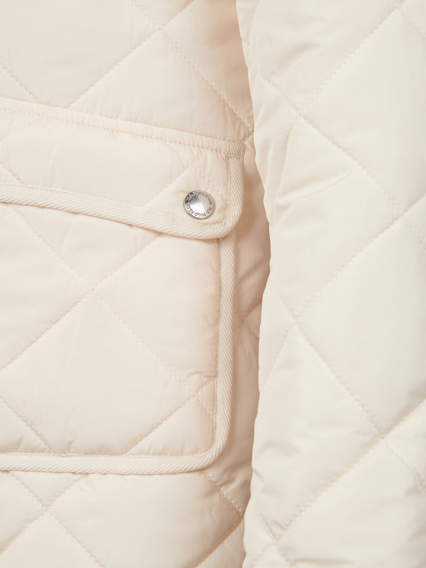 Womens Diamond Quilted Jacket Marshmallow